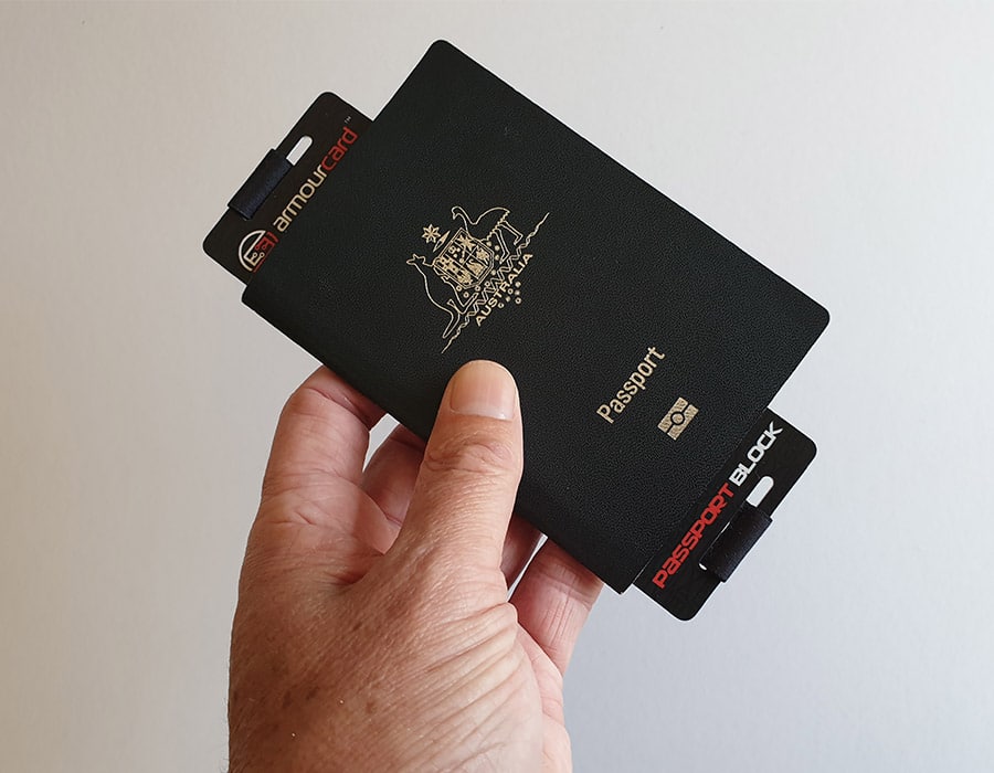 2 Tyvek Secure RFID Blocking Passport Sleeve Protector-Blocks Chip ID Data Theft