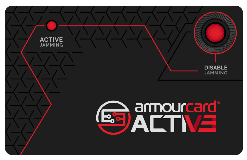 The ultimate RFID Blocking card the new generation ArmourcardACTIVE